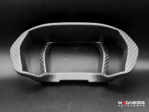 Alfa Romeo 4C Carbon Fiber Instrument Gauge Trim - Matte Finish Alfa Romeo 4C Carbon Fiber Instrument Gauge Trim - Matte Finish